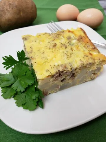 Egg Sausage Potato Casserole