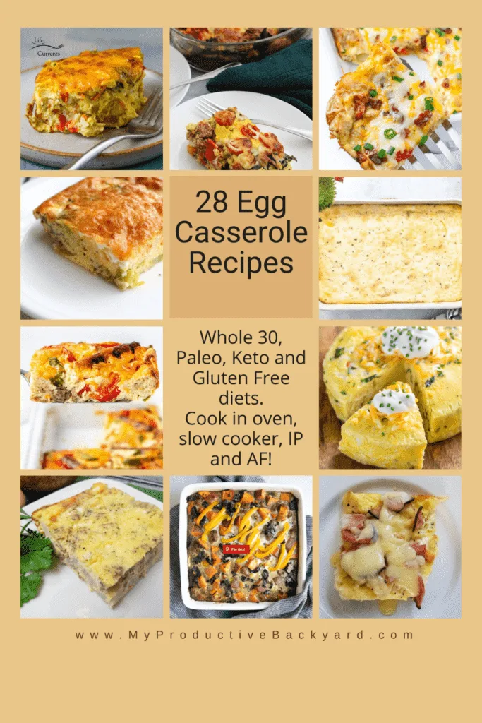 25+ Egg Casserole Recipes Pinterest Pin