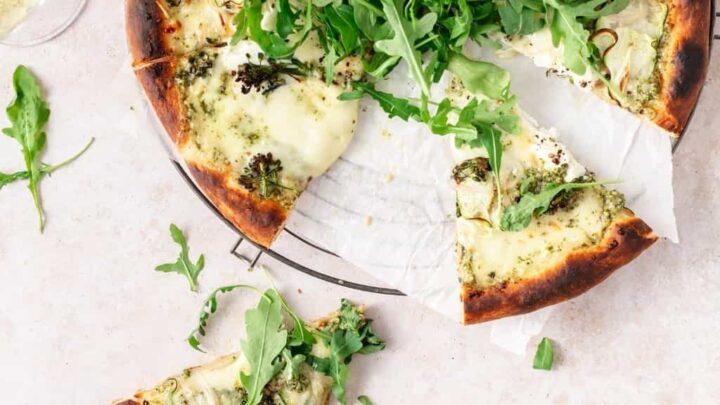 Image for Homemade Pesto Pizza with Fresh Veggies
