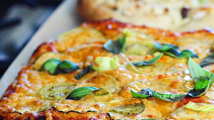 Image for Zucchini Flower Pizza