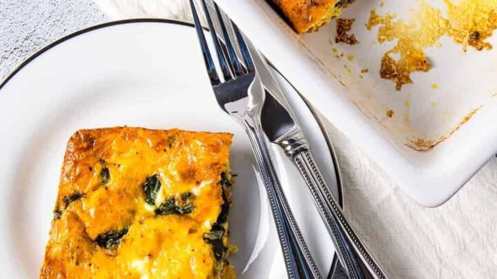 Image for Spinach and Mushroom Breakfast Casserole