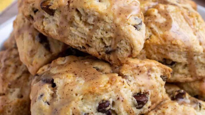 Image for Chocolate Chip Scones with Espresso Glaze