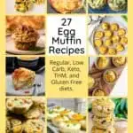 Egg Muffin Recipes Pinterest pin