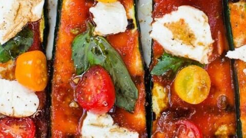 Image for Grilled Zucchini Pizza