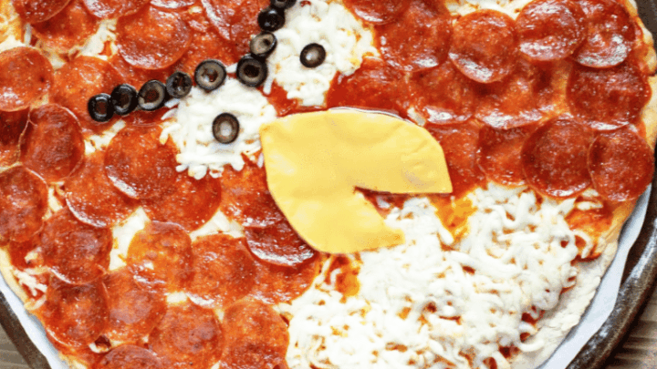angry bird pizza
