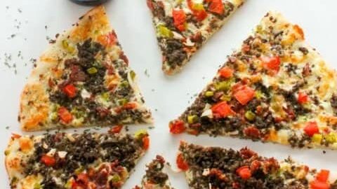 Image for Homemade Bacon Cheeseburger Pizza