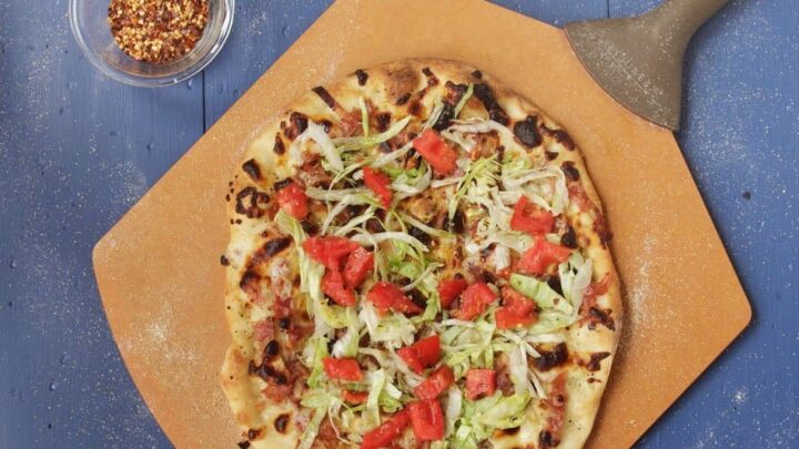 Image for Italian Hoagie Pizza Recipe Baked on the Grill