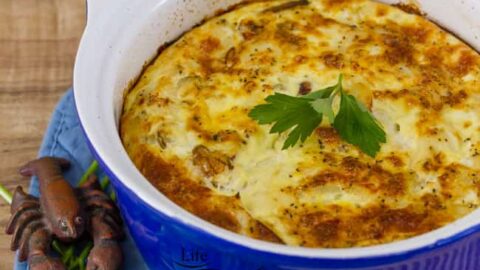 Image for Crab and Shallot Frittata