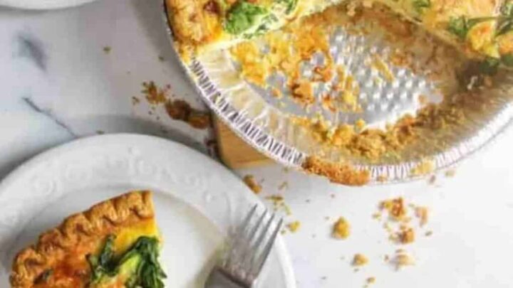 Image for Smoked Salmon and Spinach Quiche