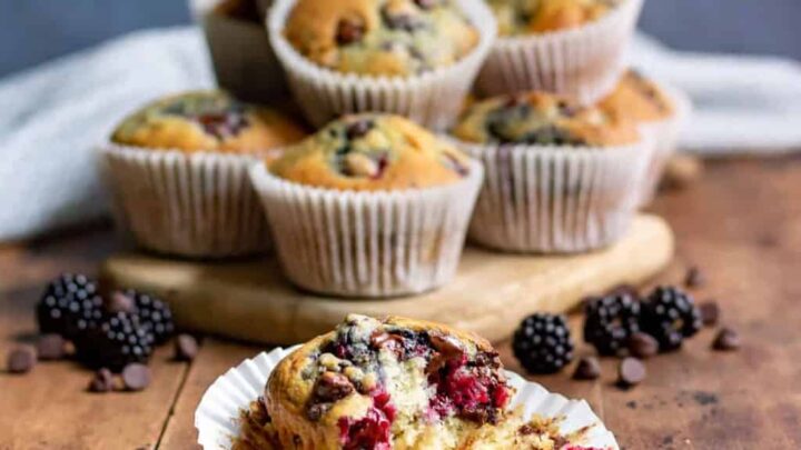 Image for Blackberry Muffins with Chocolate Chips