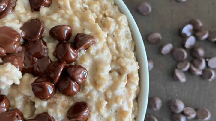 Image for Lazy Chocolate Chip Cookie Dough Oatmeal