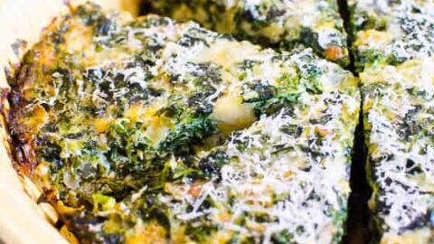 Image for Crustless Spinach Quiche