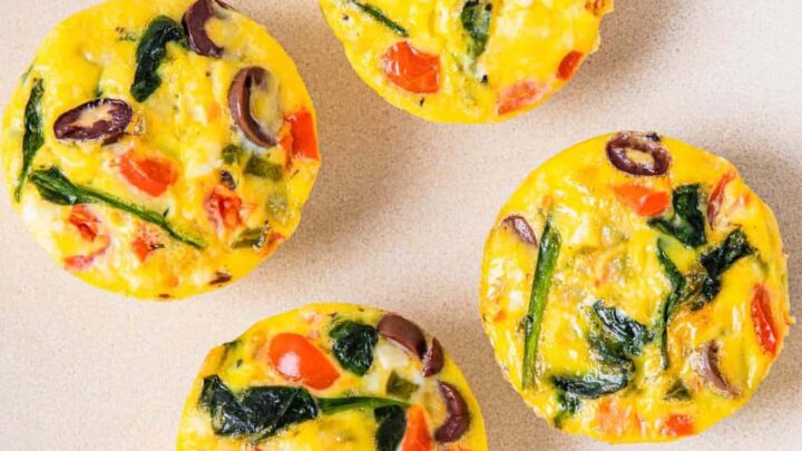 Image for Spinach Feta Egg Bites - Dishes With Dad