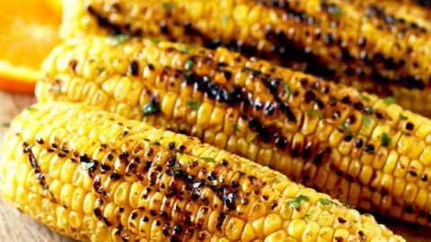 Grilled-Corn-with-Orange-Honey-Butter
