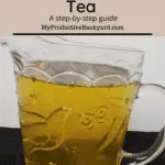 How to Make Homemade Iced Tea Pinterest Pin