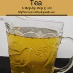 How to Make Homemade Iced Tea Pinterest Pin