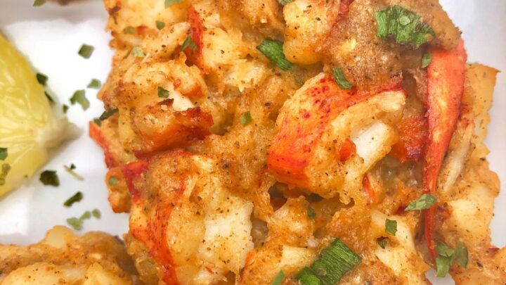 Image for Lobster Cakes with Lemon Dill Yogurt Sauce