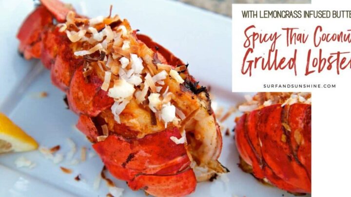 Image for Thai Inspired Spicy Coconut Grilled Lobster Recipe