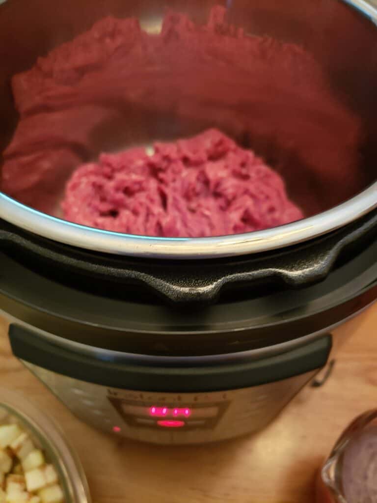 ground beef in instant pot