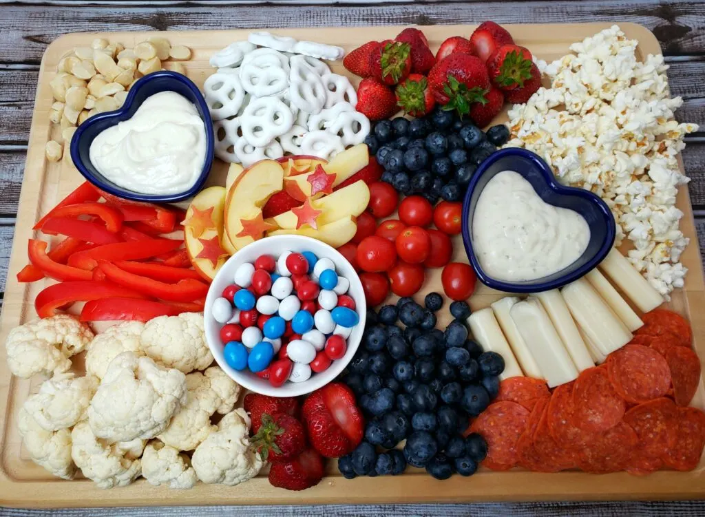 Patriotic Charcuterie Board