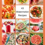 43 Watermelon Recipes Pinterest Pin