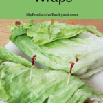 BLT Lettuce Wraps Pinterest Pin