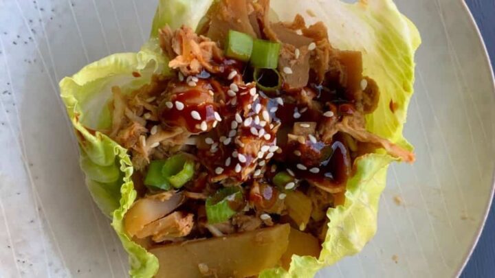 Image for Lazy Slow Cooker Chicken Lettuce Wraps