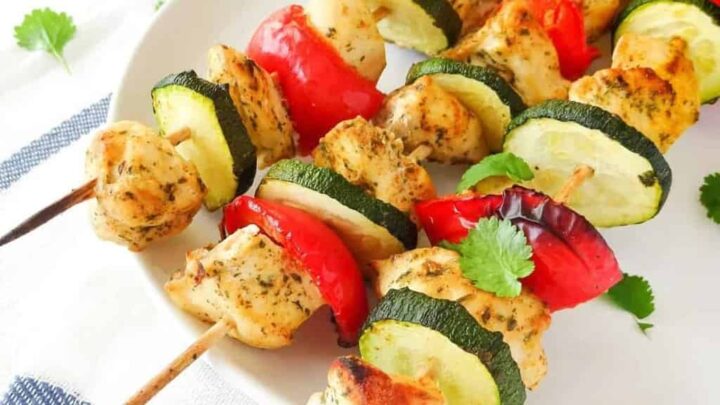 Image for Coconut chicken skewers