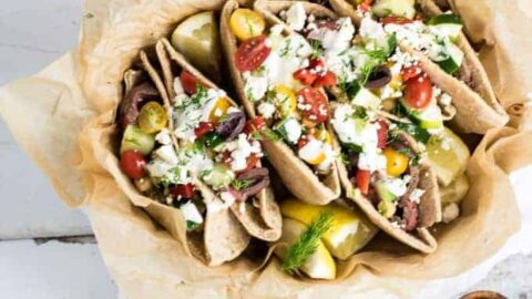 Image for Grilled Flank Steak Pita Wraps