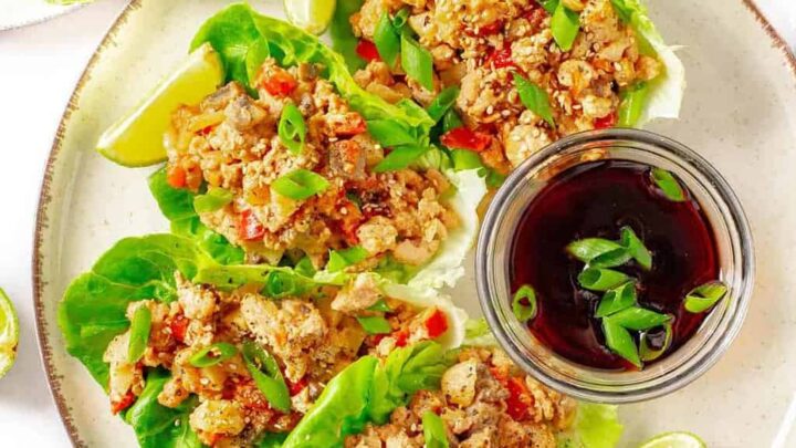 Image for Healthy Asian Chicken Lettuce Wraps