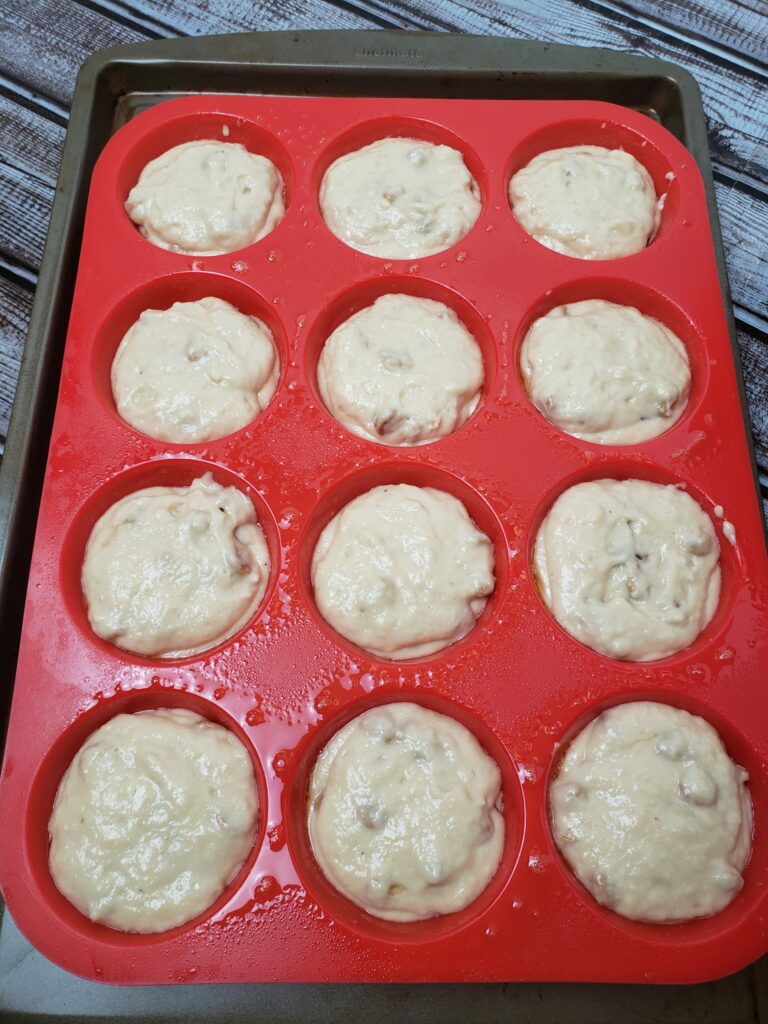 Peanut Butter Jelly Muffins before baking