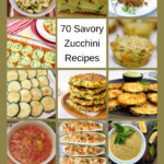 70 Savory Zucchini Recipes Pinterest pin