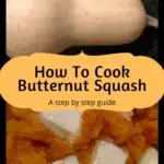 How To Cook Butternut Squash Pinterest pin