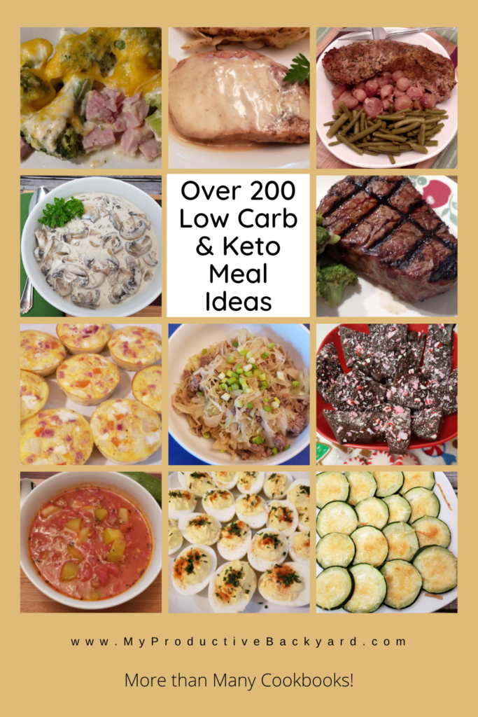 Over 200 Low Carb & Keto Meal Ideas Pinterest Pin