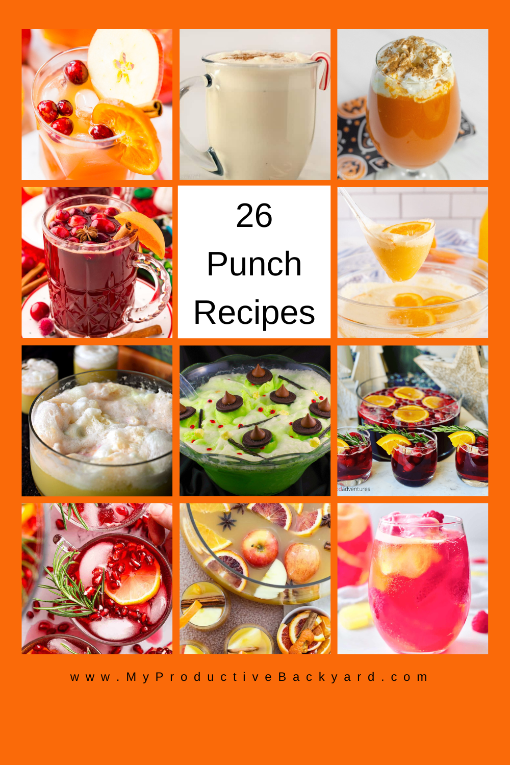26 Punch Recipes Pinterest Pin
