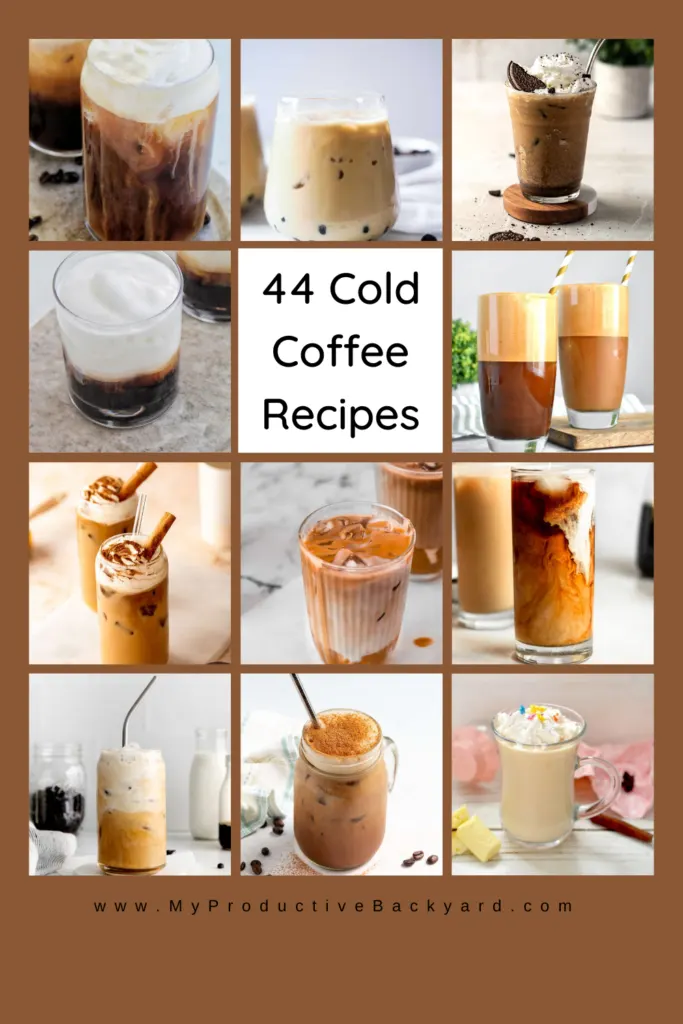 44 Cold Coffee Recipes Pinterest Pin