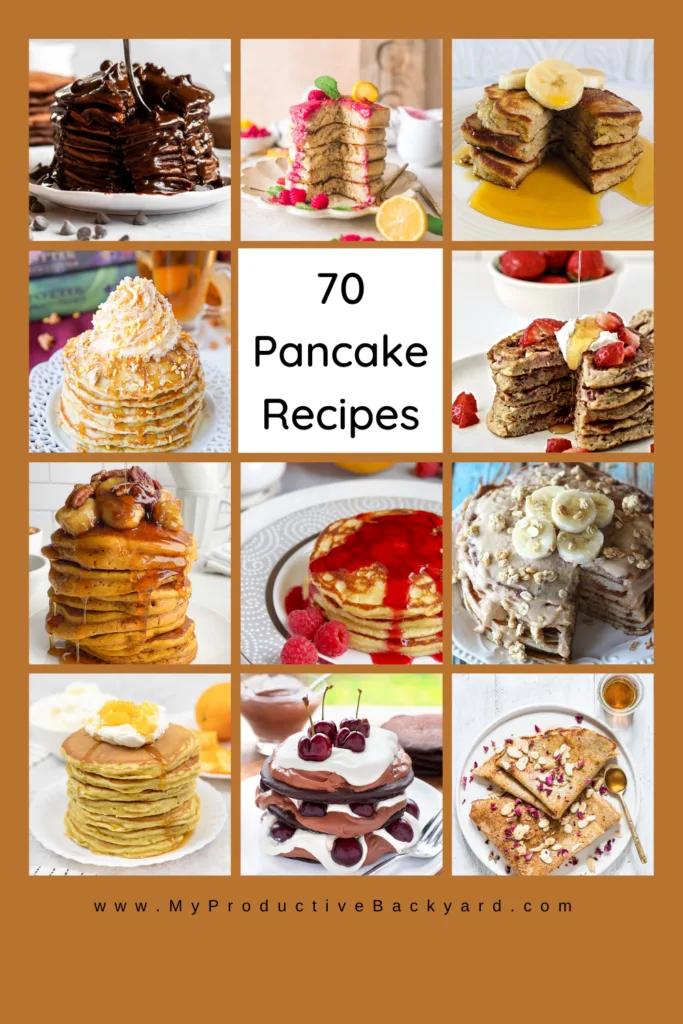 70 Pancake Recipes Pinterest Pin