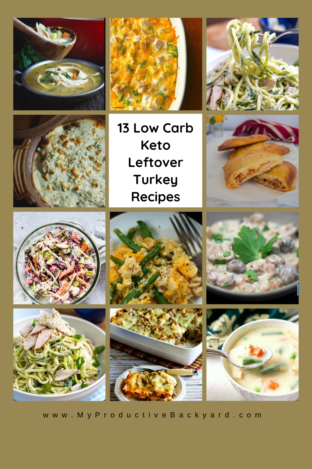 13 Low Carb Keto Leftover Turkey Recipes - My Productive Backyard