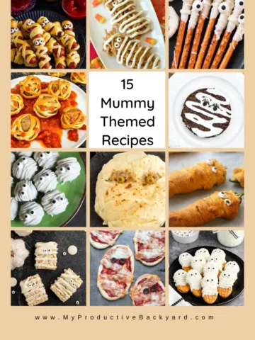 15 Mummy Themed Recipes Pinterest Pin