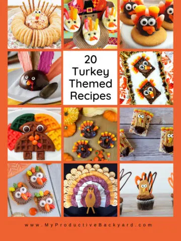 20 Turkey Themed Recipes Pinterest Pin