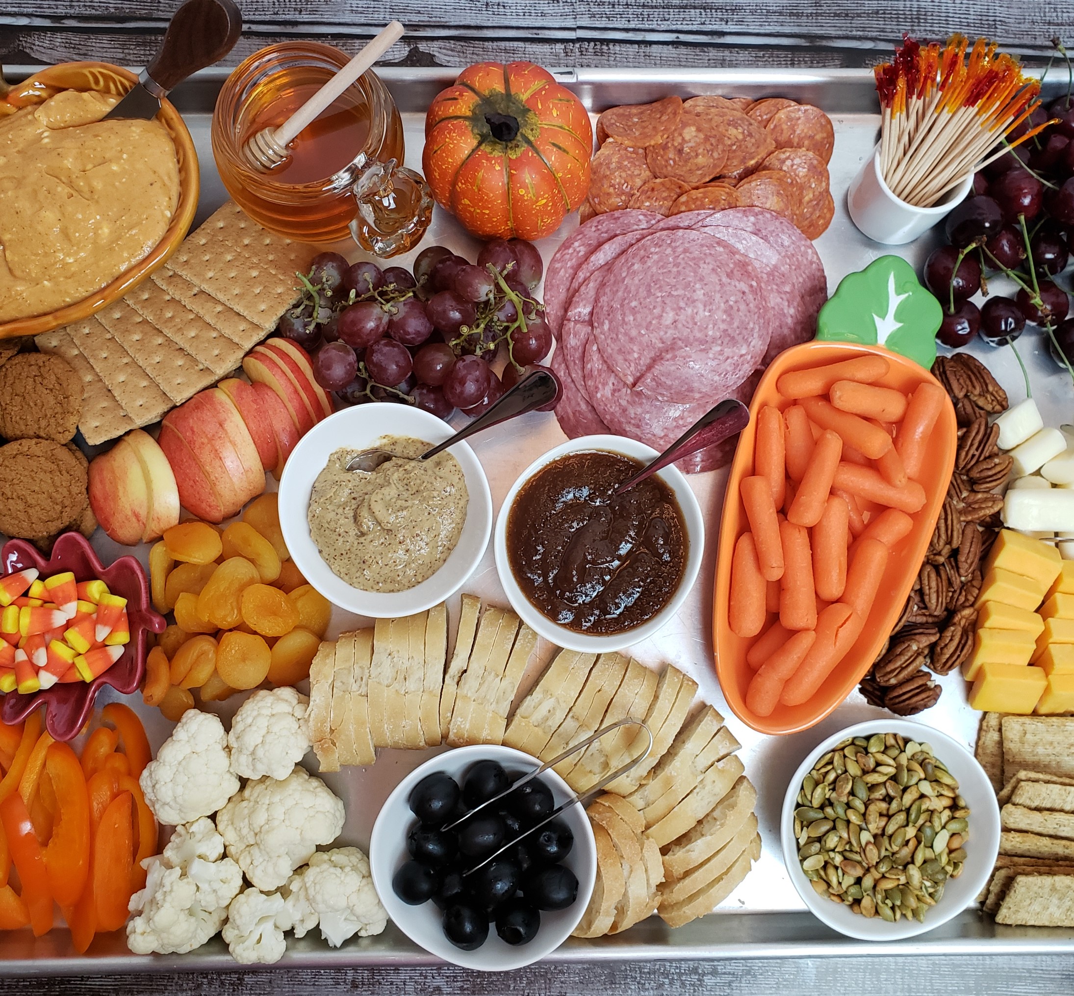 Fall Charcuterie Board - My Productive Backyard