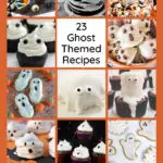 23 Ghost Themed Recipes Pinterest Pin
