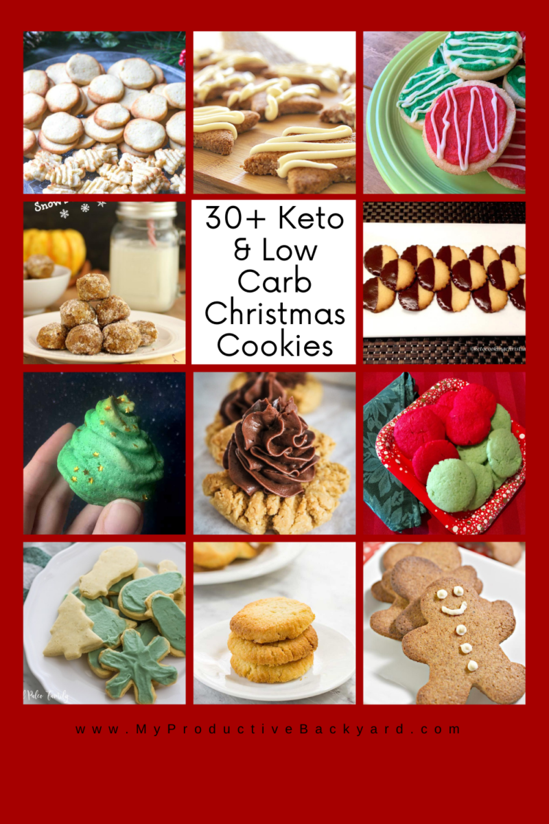 30+ Keto Low Carb Christmas Cookie Recipes - My Productive Backyard