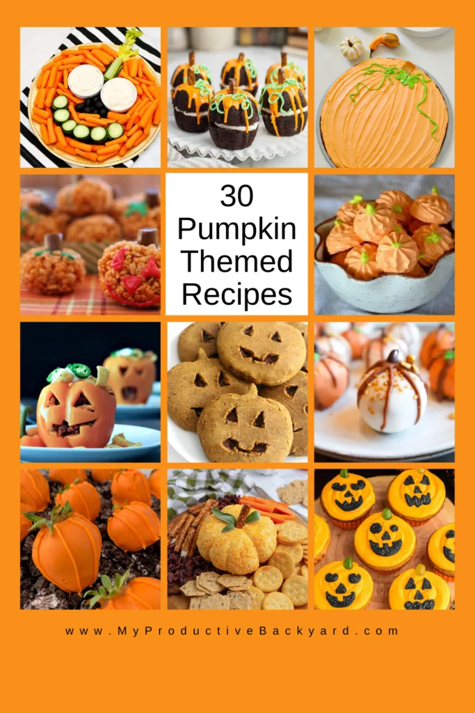 30 Pumpkin Themed Recipes Pinterest Pin