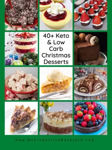 40+ Keto Low Carb Christmas Desserts Pinterest Pin