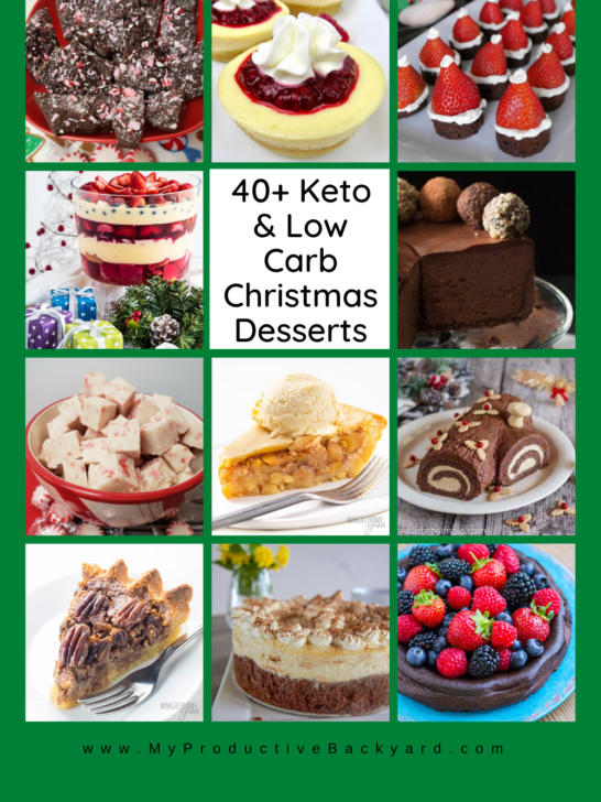 40+ Keto Low Carb Christmas Desserts