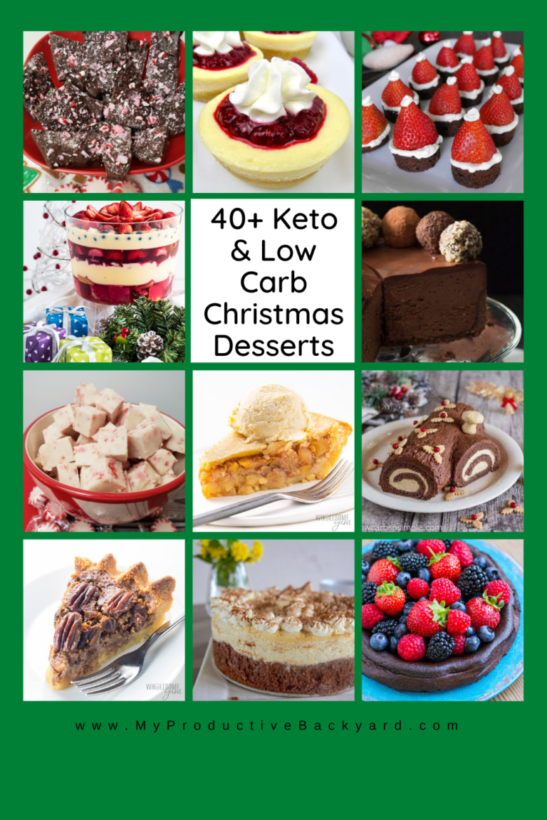 40+ Keto Low Carb Christmas Desserts Pinterest Pin