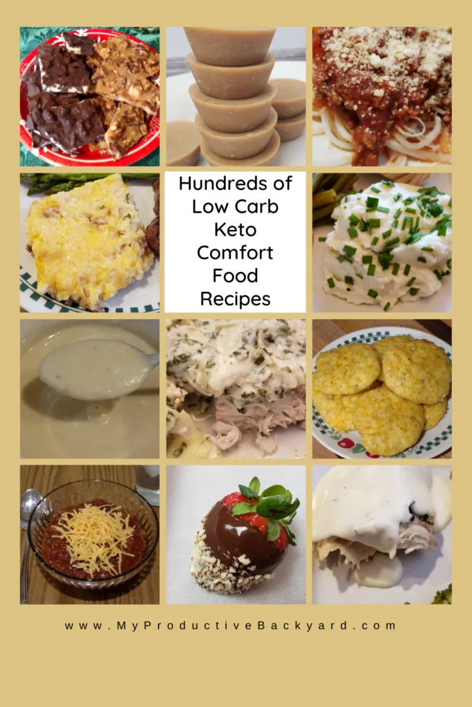 Hundreds of Low Carb Keto Comfort Food Recipes Pinterest Pin