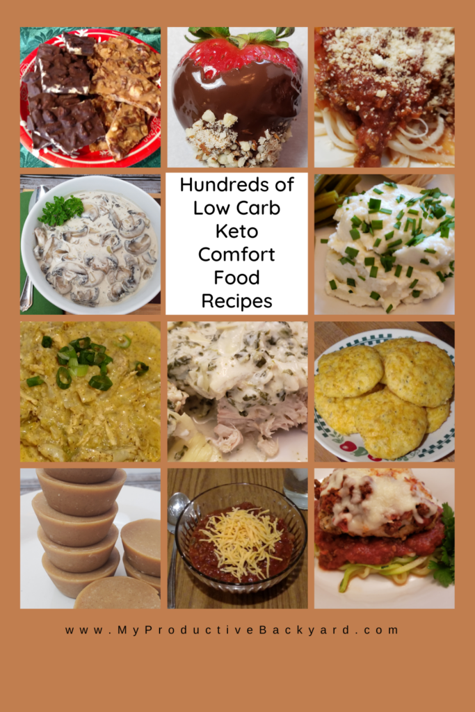 Hundreds of Low Carb Keto Comfort Food Recipes Pinterest Pin