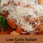 Low Carb Italian Chicken Pinterest Pin